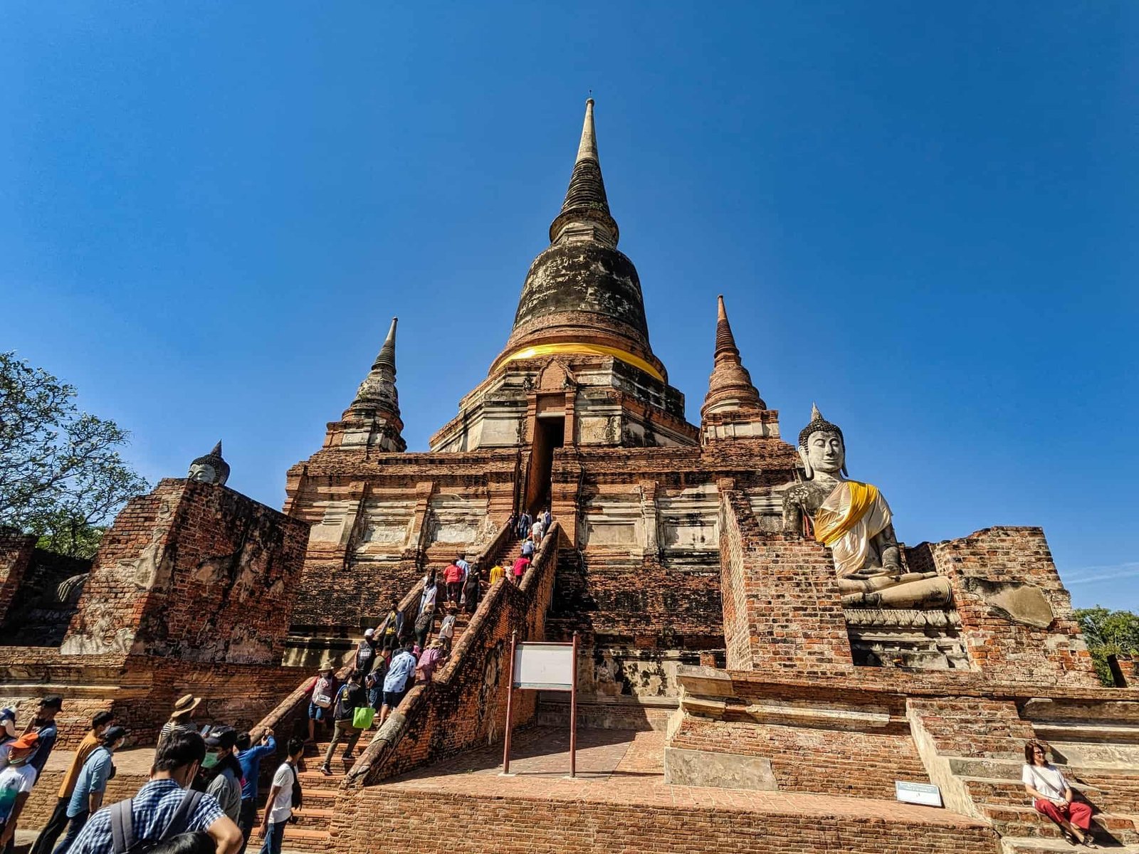 ayutthaya-wat-yai-chai-mongkhon, durante il Tour gruppo ad Ayutthaya