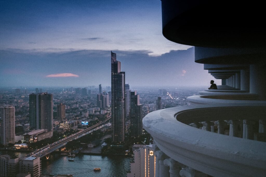 vista sulla città dal Lebua State Tower (hotel)