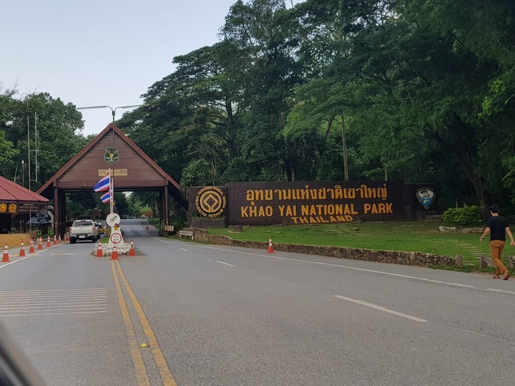l'ingresso al parco nazionale Khao Yai