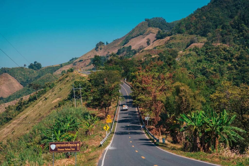 Le strade de La Provincia di Nan