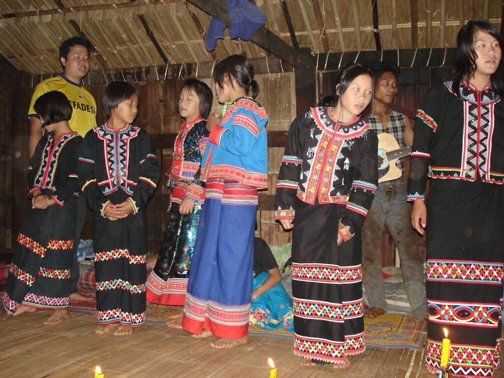 Popolazione Lahu in thailandia