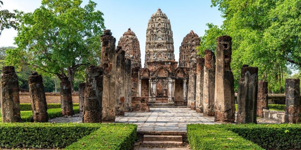 Wat Si Sawai, Sukothai Storia e Templi