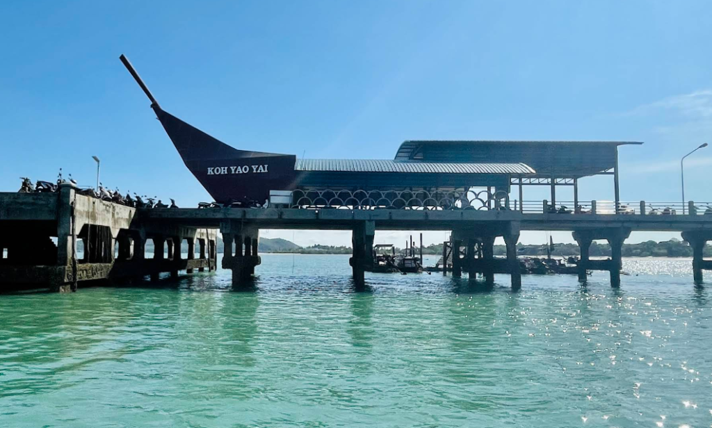Molo di Chong Lard,  Ko Yao Yai, Distretto di Ko Yao, nel tour Phang Nga e Koh Yao